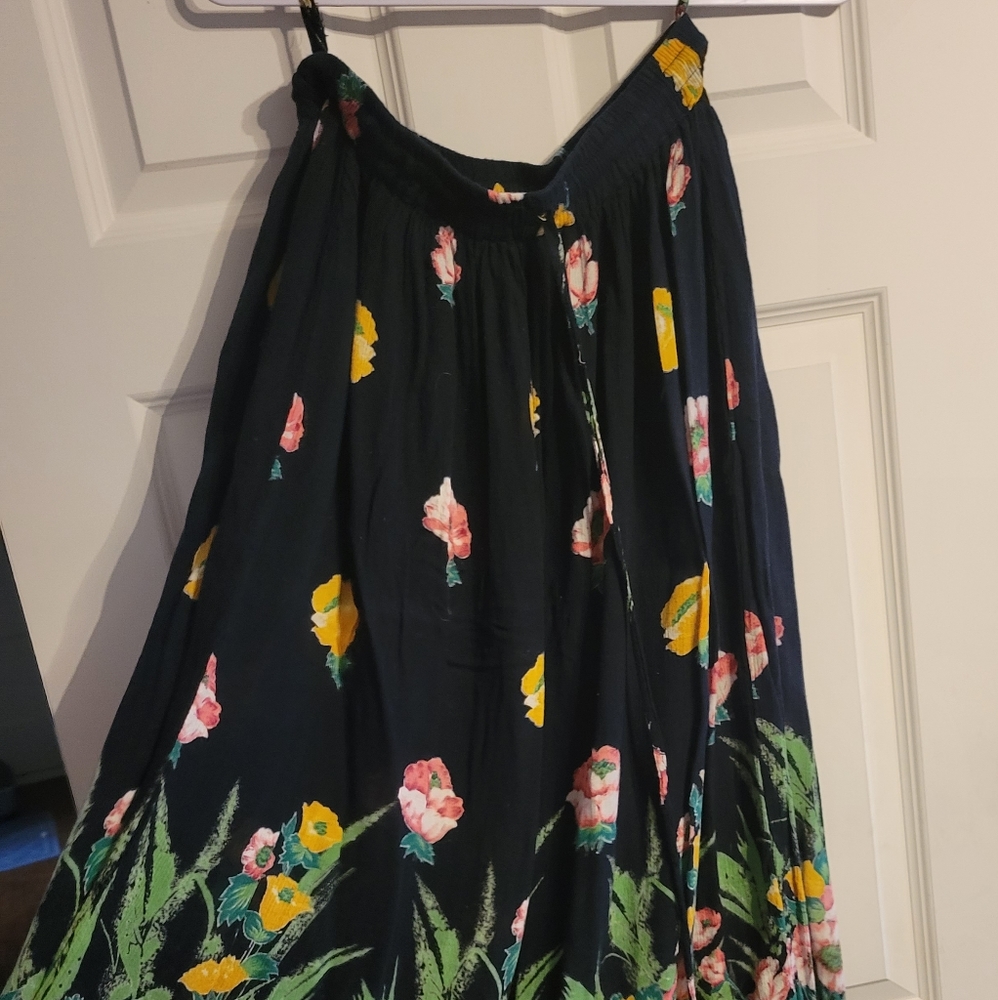 Belma Long Floral Skirt